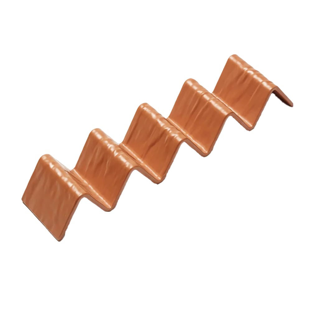 American Metalcraft THMT5 Taco Holder - Holds 4 to 5 Tacos, Melamine, Terracotta