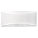 American Metalcraft TRPZ18 18 3/8" x 8 1/8" Trapezoid Serving Platter - Melamine, White thumbnail 2