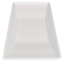 American Metalcraft TRPZ18 18 3/8" x 8 1/8" Trapezoid Serving Platter - Melamine, White thumbnail 4