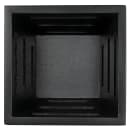 American Metalcraft TWBB53 Square Bread Basket, 5x3", Tapered, Birch thumbnail 2