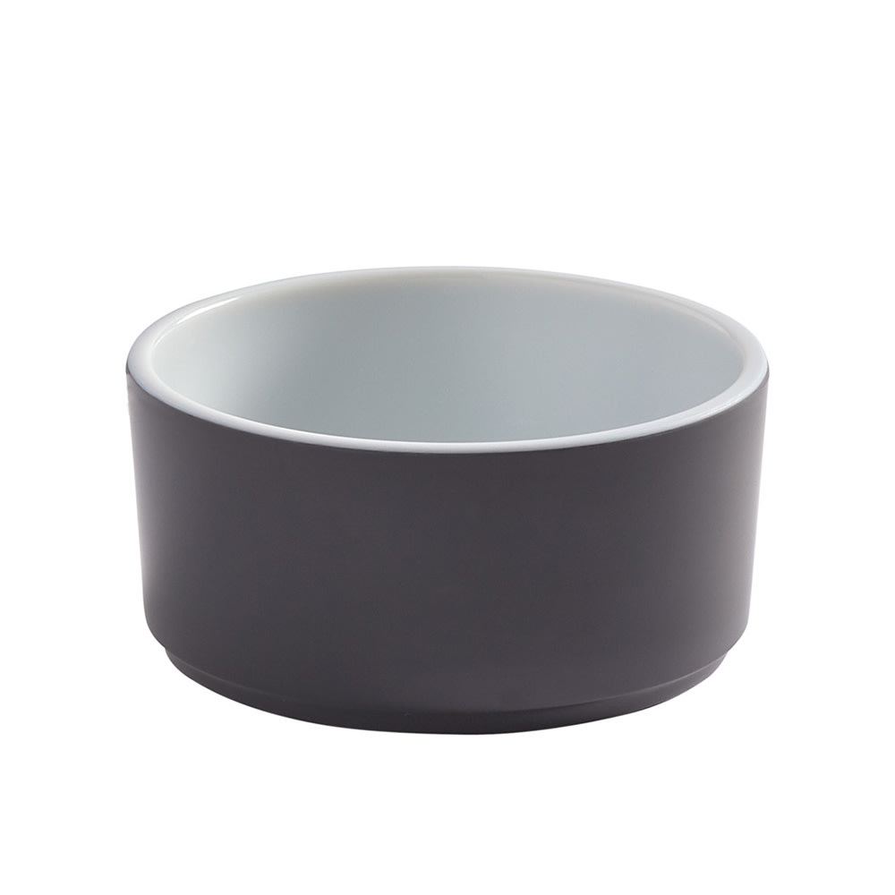 American Metalcraft UBR10GE 10 oz Round Bowl, 4 1/4" Diameter, Melamine, Graphite