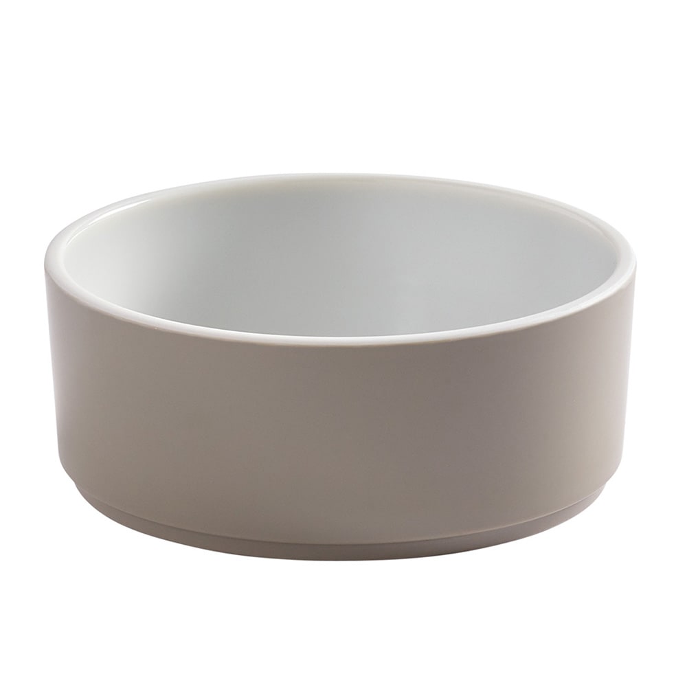 American Metalcraft UBR16MO 16 oz Round Bowl, 5 1/8" Diameter, Melamine, Mocha