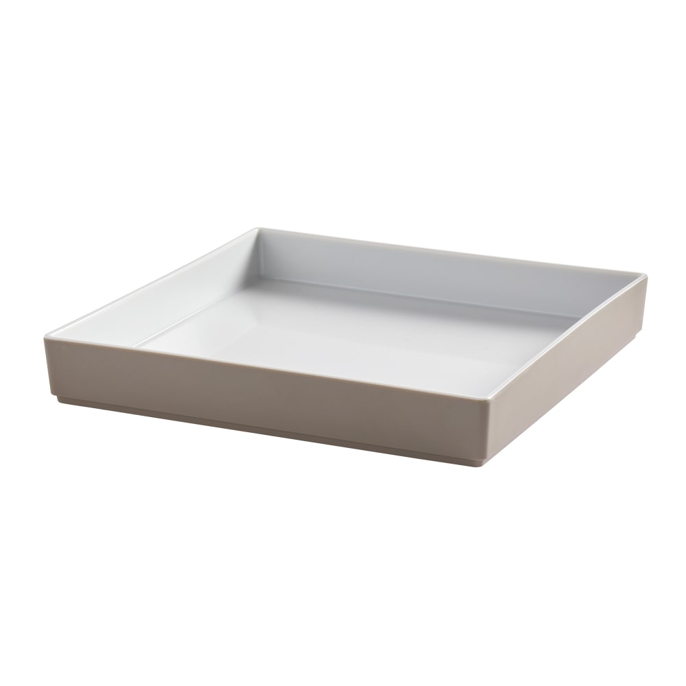 American Metalcraft UBS60MO 60 oz Square Bowl, 10' x 10", Melamine, Mocha