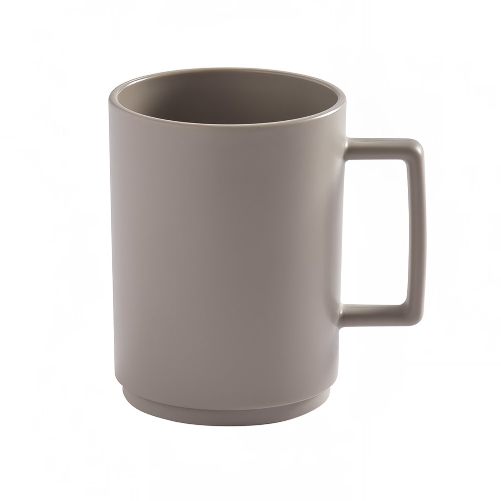 American Metalcraft UM12MO 12 oz Melamine Mug, 3 1/8" Diameter 4 1/8" Height, Tritan, Mocha