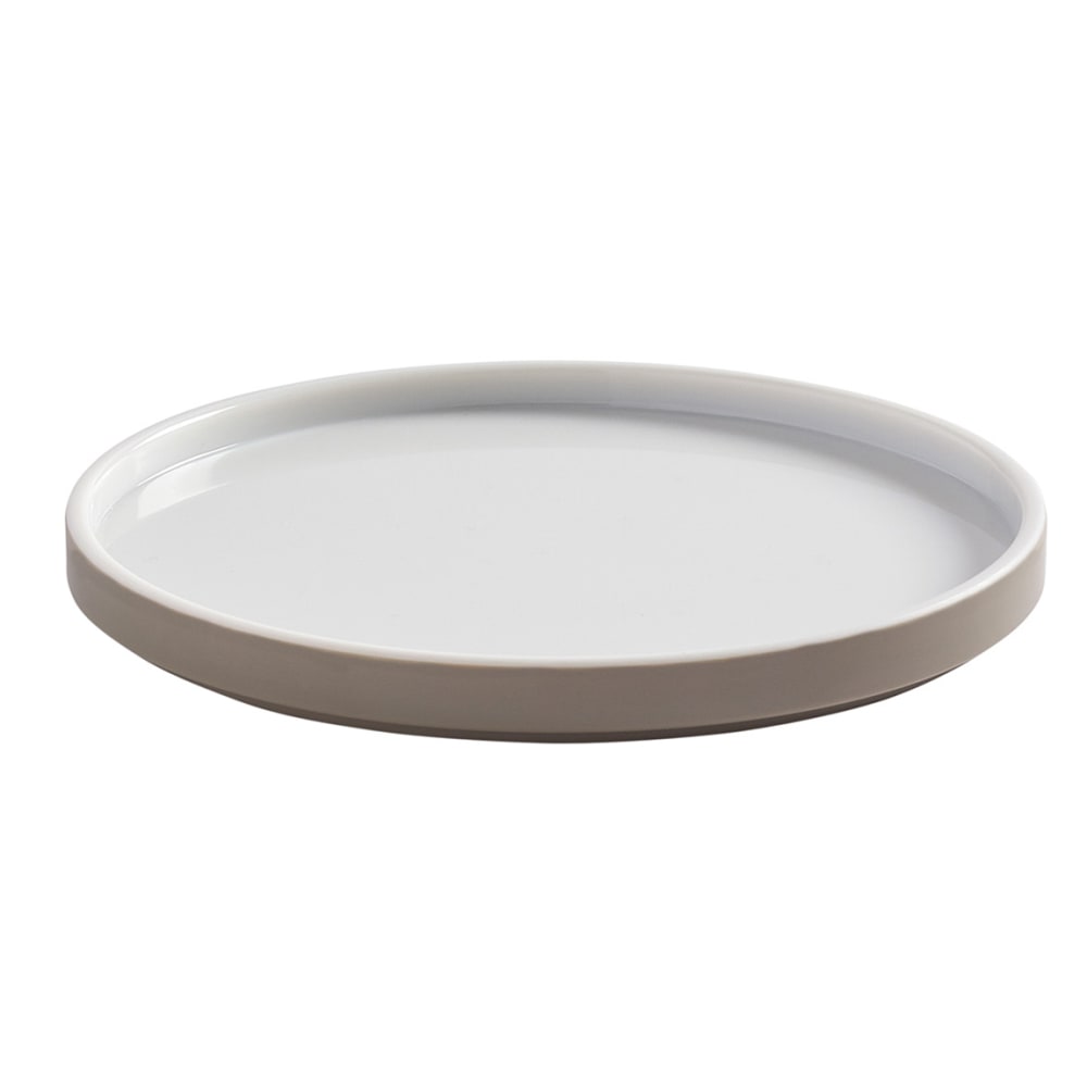 American Metalcraft UPR6MO 6" Round Melamine Plate, Mocha