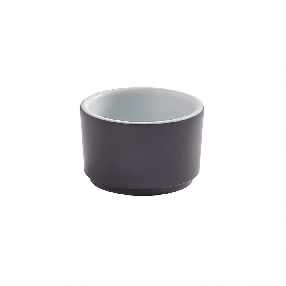 American Metalcraft USCR2GE 2 oz Round Melamine Sauce Cup, Graphite