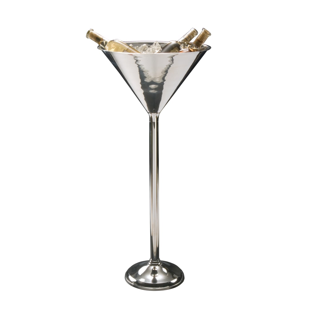 American Metalcraft WBSM42 31 1/2" Martini Shaped Wine Stand, Stainless Steel