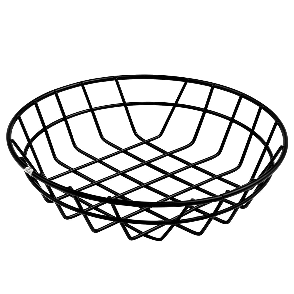American Metalcraft WIB80 8" Wire Basket, Black