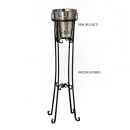 American Metalcraft WICS34 32 1/4" Champagne Stand, Wrought Iron thumbnail 2