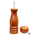 American Metalcraft WPM8 8"H Pepper Mill - Wood, Mahogany thumbnail 2