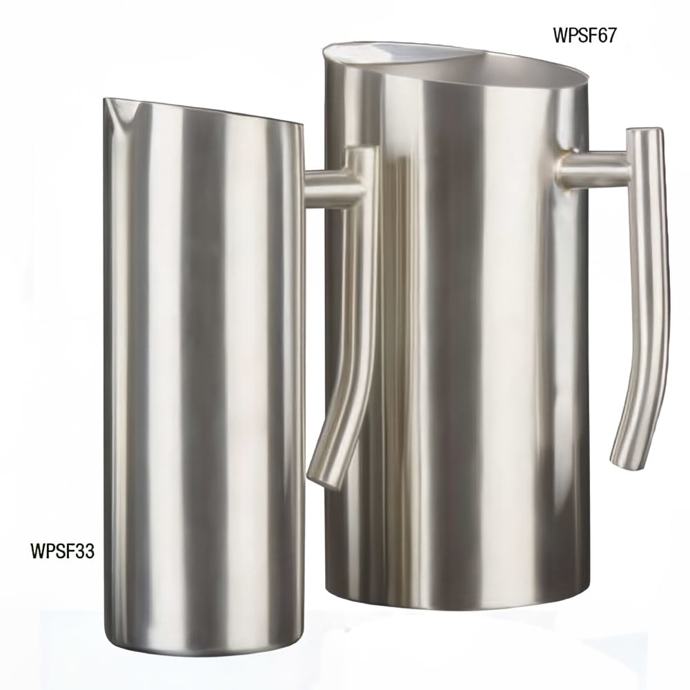 American Metalcraft WPSF67 67 oz Stainless Steel Pitcher w/ Satin Finish