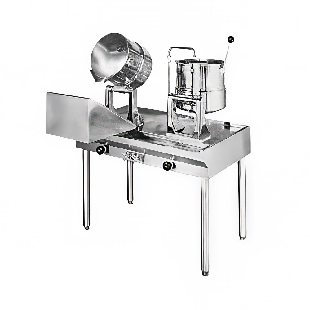 Groen 159450 (2) 2 1/2 gal Steam Kettles - Manual Tilt, 2/3 Jacket, Direct Steam