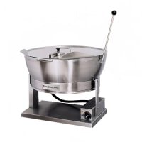 Groen BPM-15EC 15 gal. Tilt Skillet - Open Leg Base, Polished Pan, Measurement Marks, 208v/3ph thumbnail 2