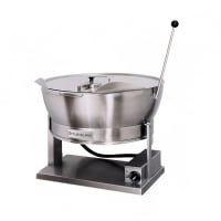 Groen BPM-15EC 15 gal. Tilt Skillet - Open Leg Base,  208v/1ph thumbnail 2