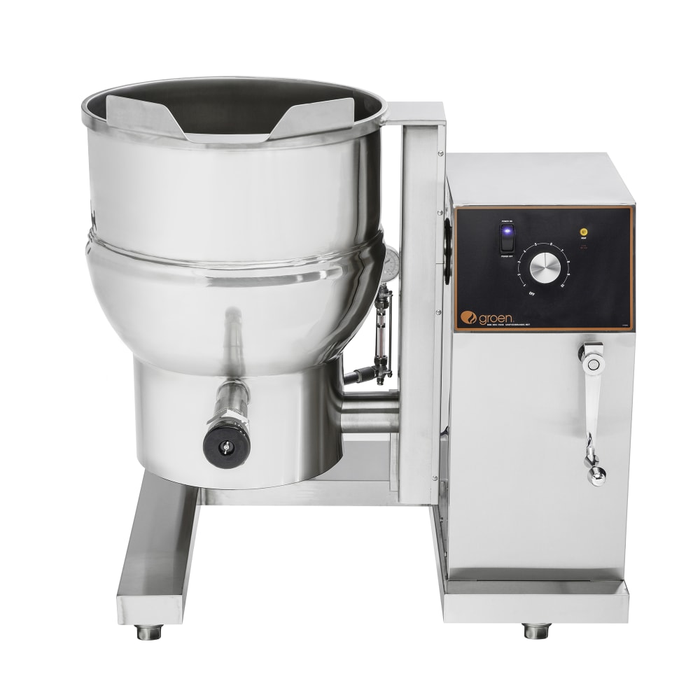 Groen DEE/4-20A 20 gal Steam Kettle - Manual Tilt, 2/3 Jacket, 208v/3ph