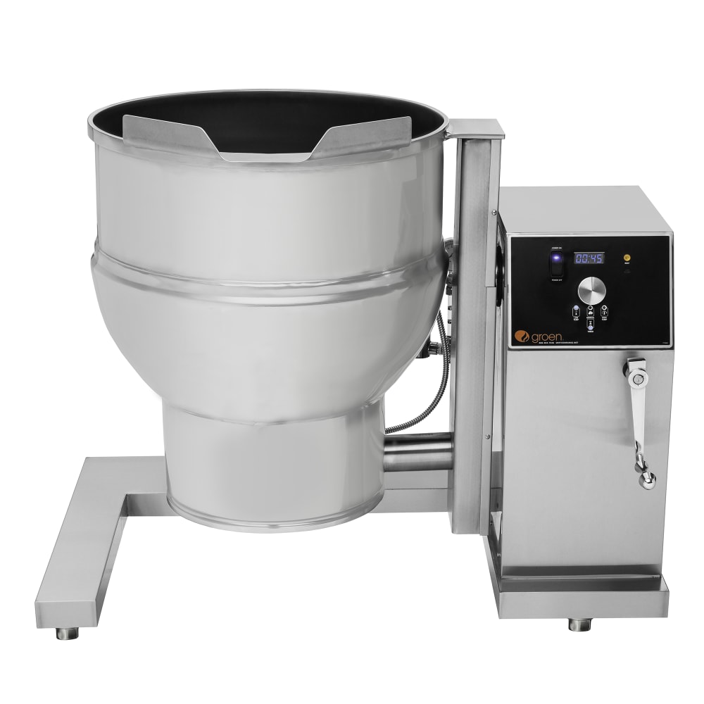 Groen DEE/4T-40CTA/3 40 gal Steam Kettle - Manual Tilt, 2/3 Jacket, 240v/3ph