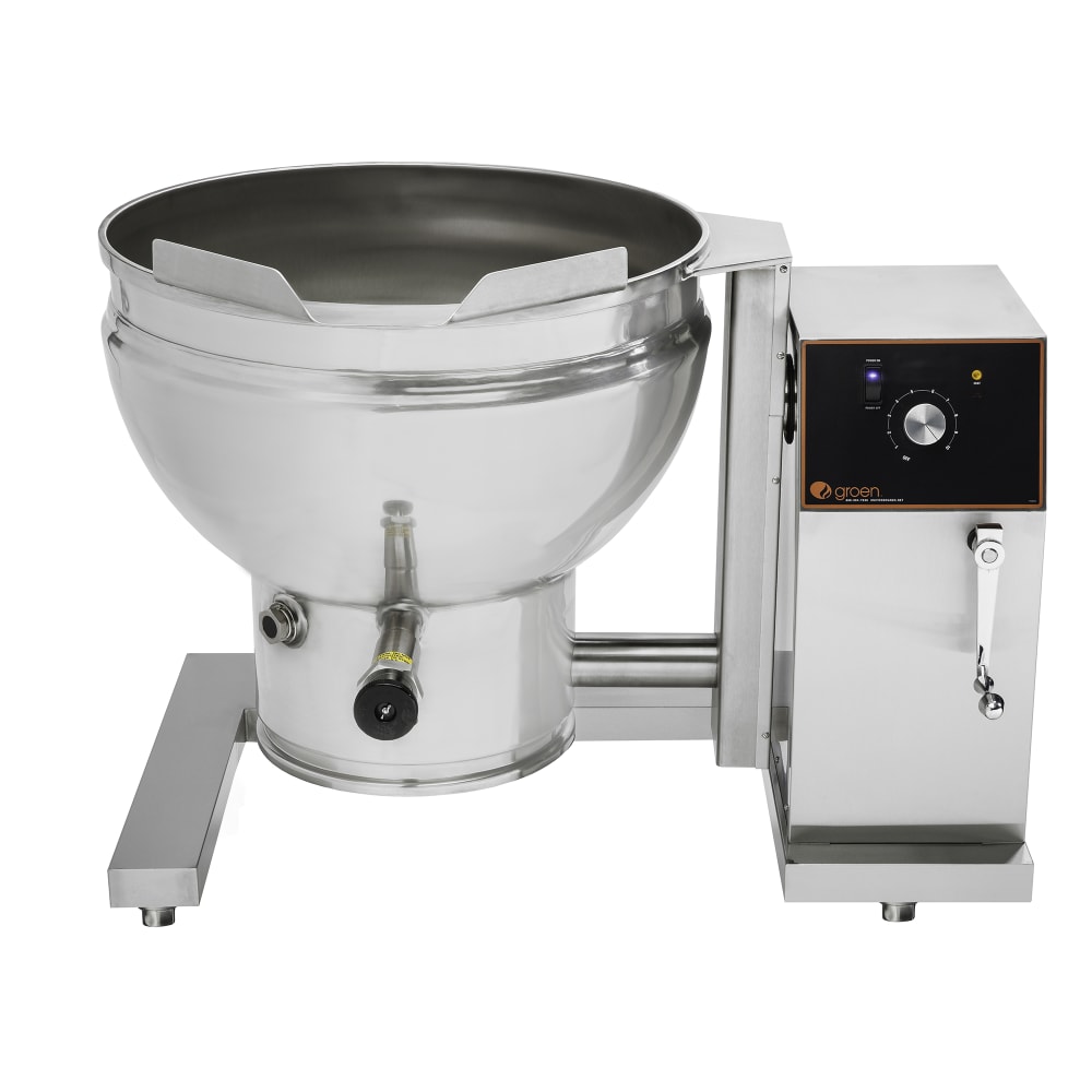 Groen DEES/40A 40 gal Steam Kettle - Manual Tilt, 2/3 Jacket, 240v/3ph
