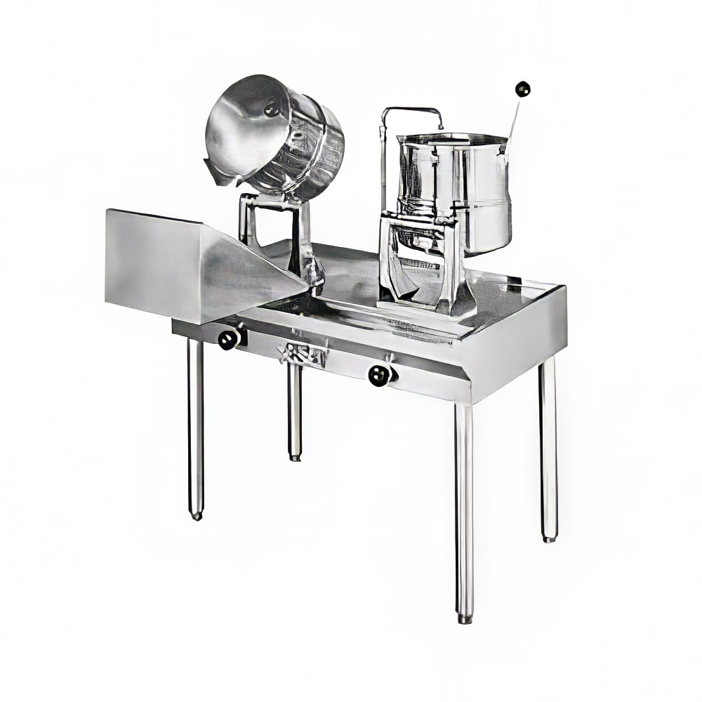 Groen MS4369 5 gal Steam Kettle - Manual Tilt, 2/3 Jacket, Direct Steam