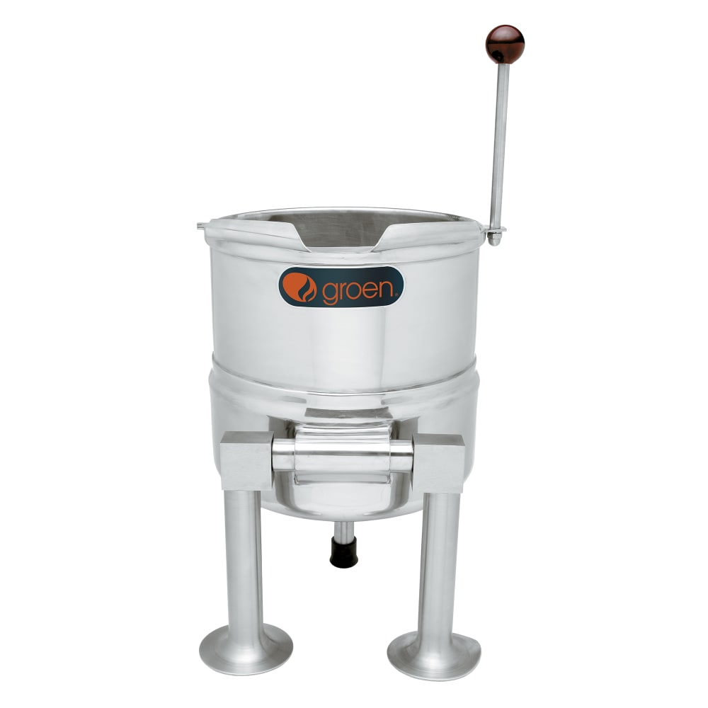 Groen TDC/3-3 1/2 gal Steam Kettle - Manual Tilt, 2/3 Jacket, Direct Steam