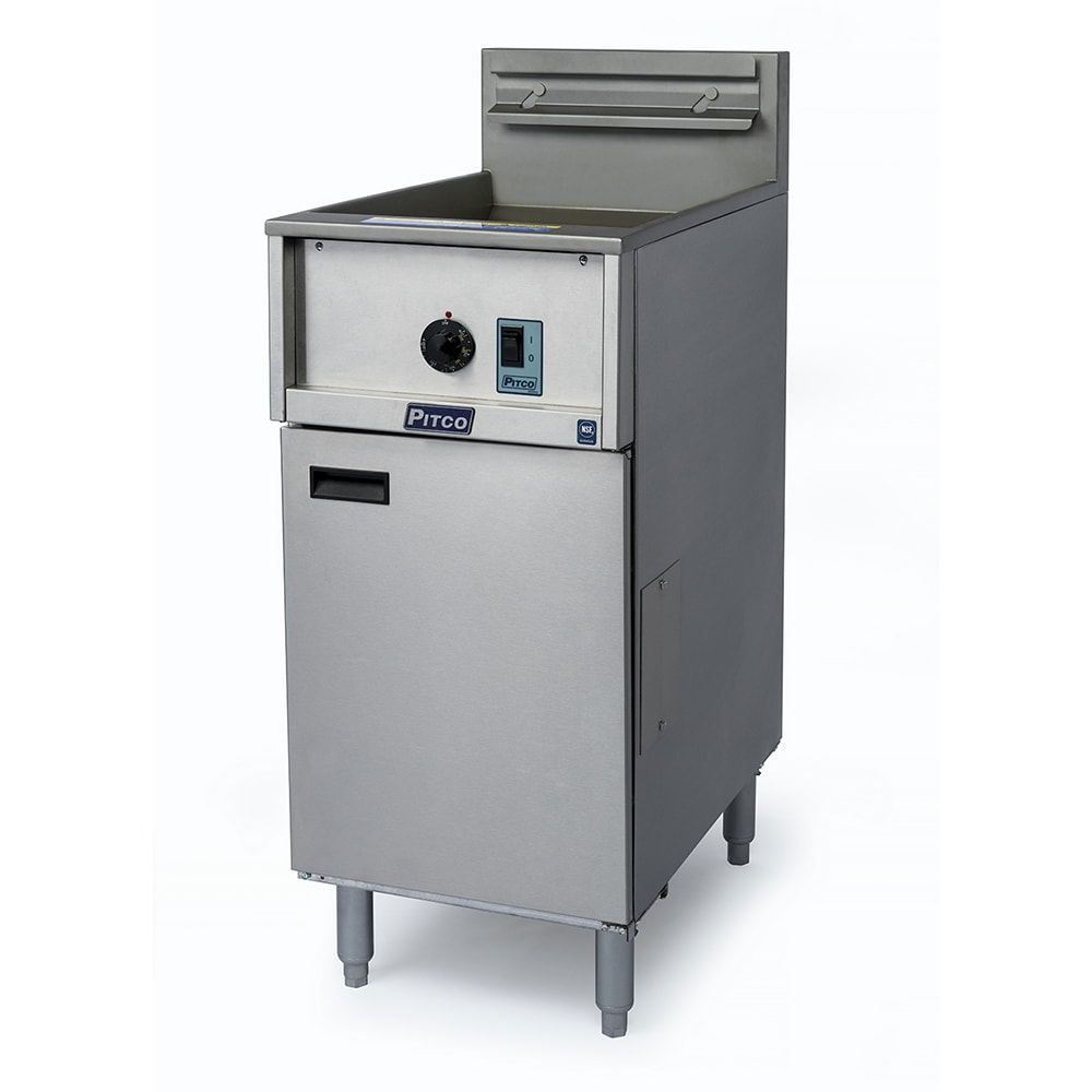 Pitco E35 Electric Fryer - (1) 35 lb Vat, Floor Model, 220v/3ph