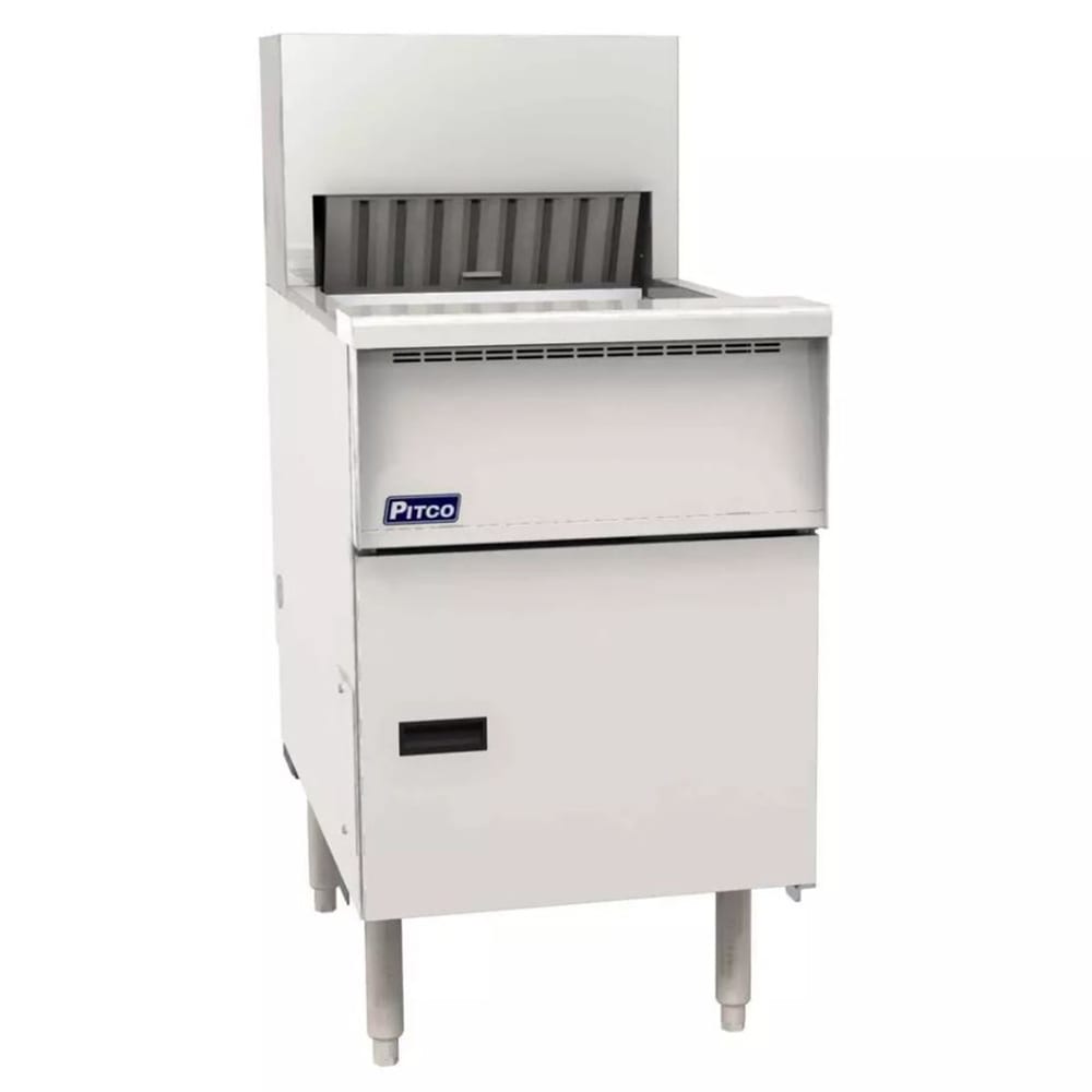 Pitco PCFLV-18 19 5/8" Crisp 'N Hold™ Floor Model Fry Warmer Dump Station - Underburner, 120v