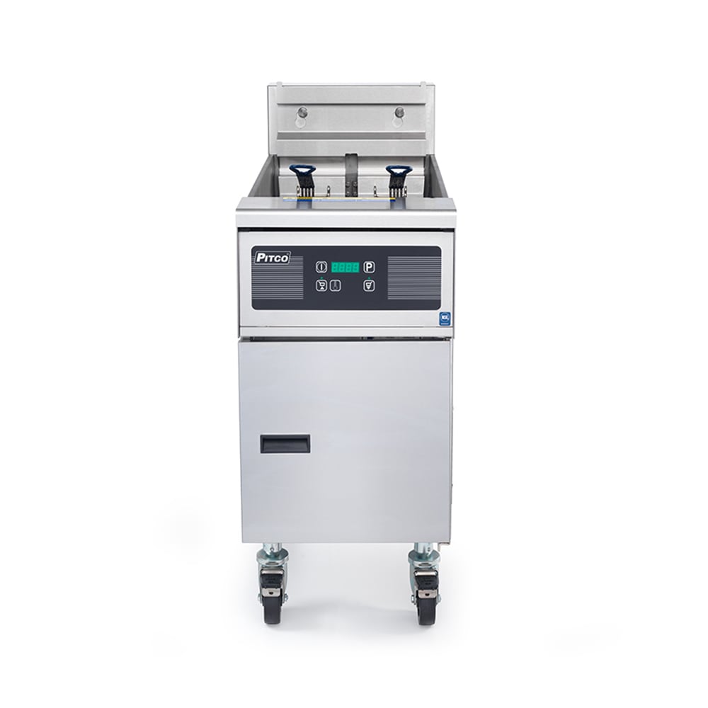 Pitco SE14 Electric Fryer - (1) 50 lb Vat, Floor Model, 208v/1ph