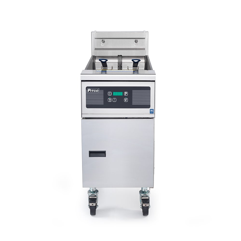 Pitco SE14R Electric Fryer - (1) 50 lb Vat, Floor Model, 208v/3ph