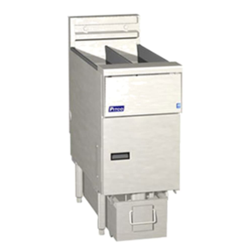 Pitco SE14X-4FD Electric Fryer - (4) 50 lb Vats, Floor Model, 208v/3ph