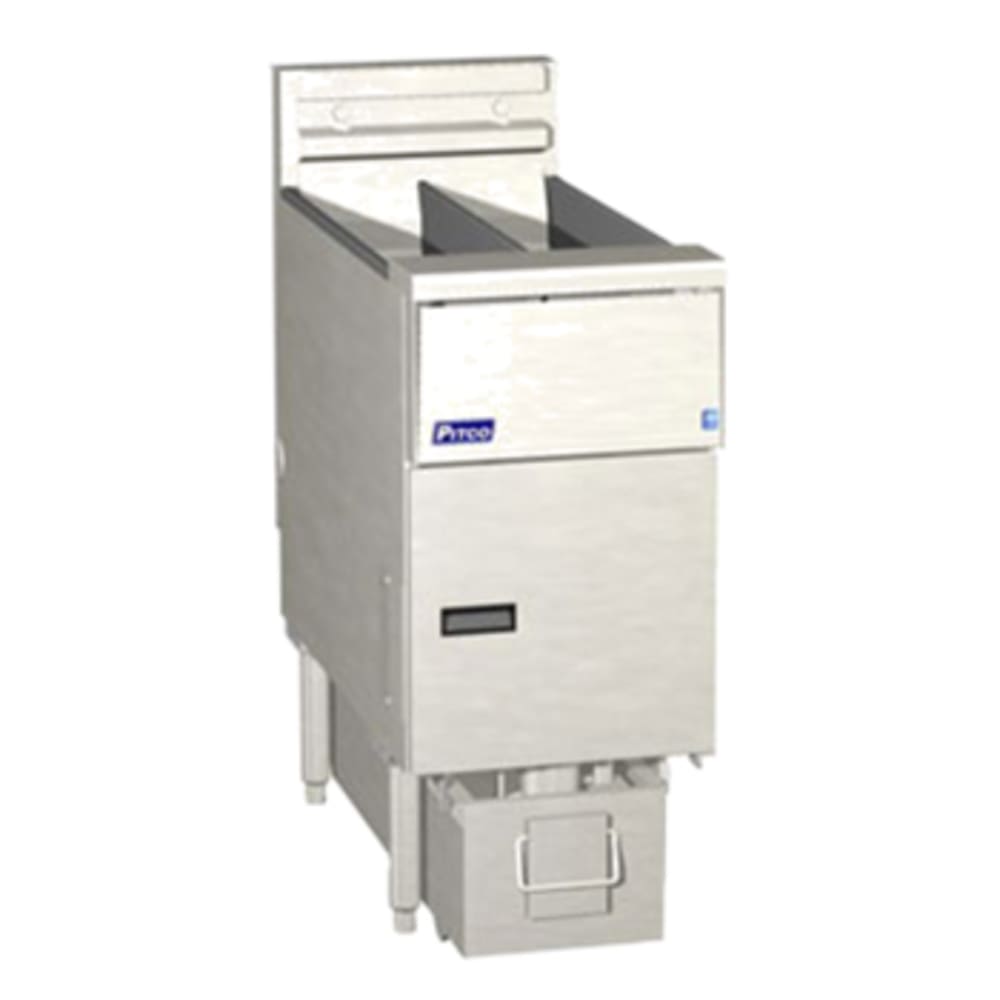 Pitco SE14X-4FD Electric Fryer - (4) 50 lb Vats, Floor Model, 220v/3ph
