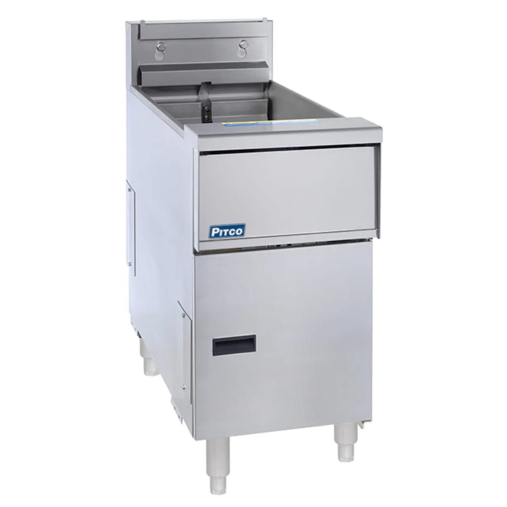 Pitco SE18RS-2FD Electric Fryer - (2) 90 lb Vats, Floor Model, 208v/1ph