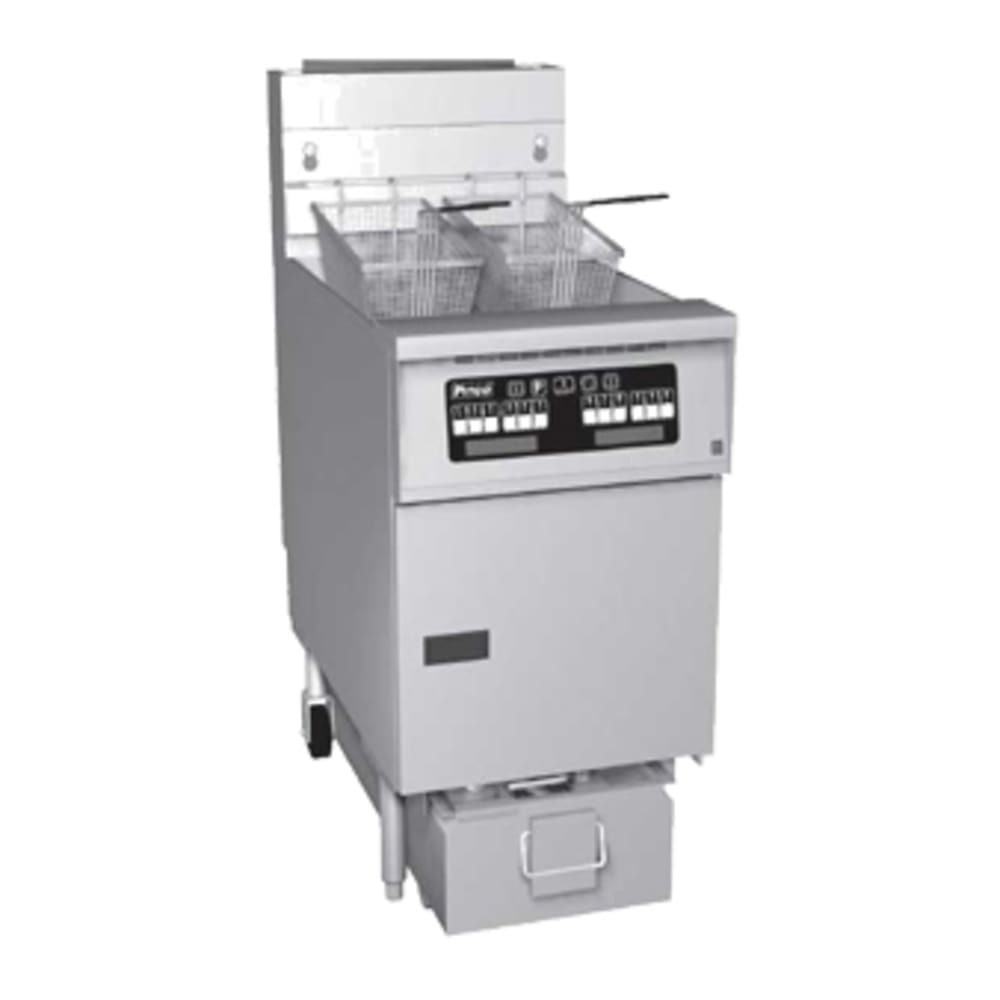 Pitco SE18RS-4FD Electric Fryer - (4) 90 lb Vats, Floor Model, 208v/1ph