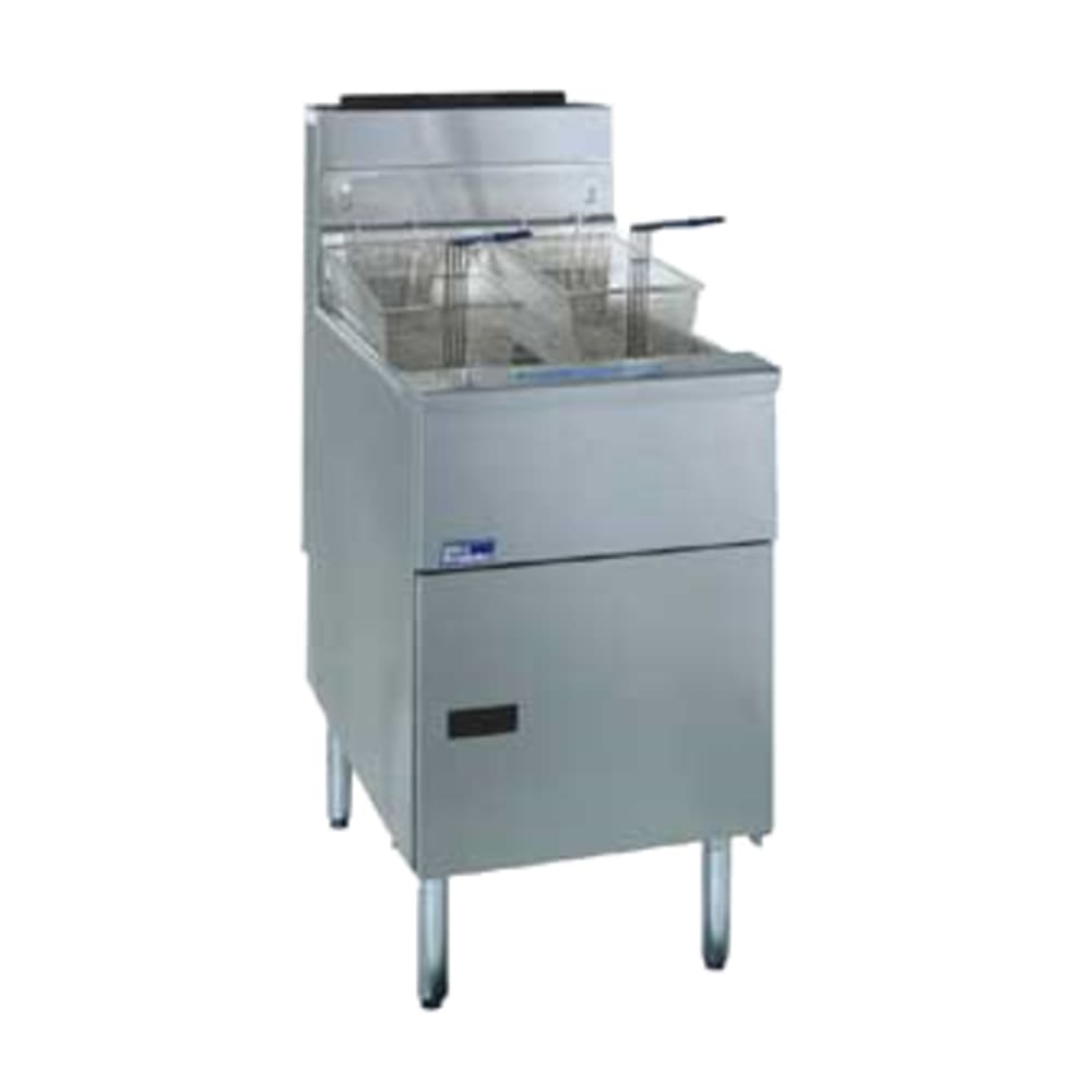 Pitco SE18S-2FD Electric Fryer - (2) 90 lb Vats, Floor Model, 208v/3ph