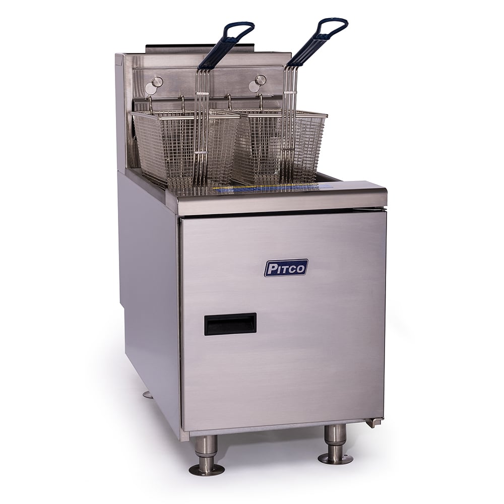 Pitco SGC-S Countertop Gas Fryer - (1) 35 lb Vat, Liquid Propane