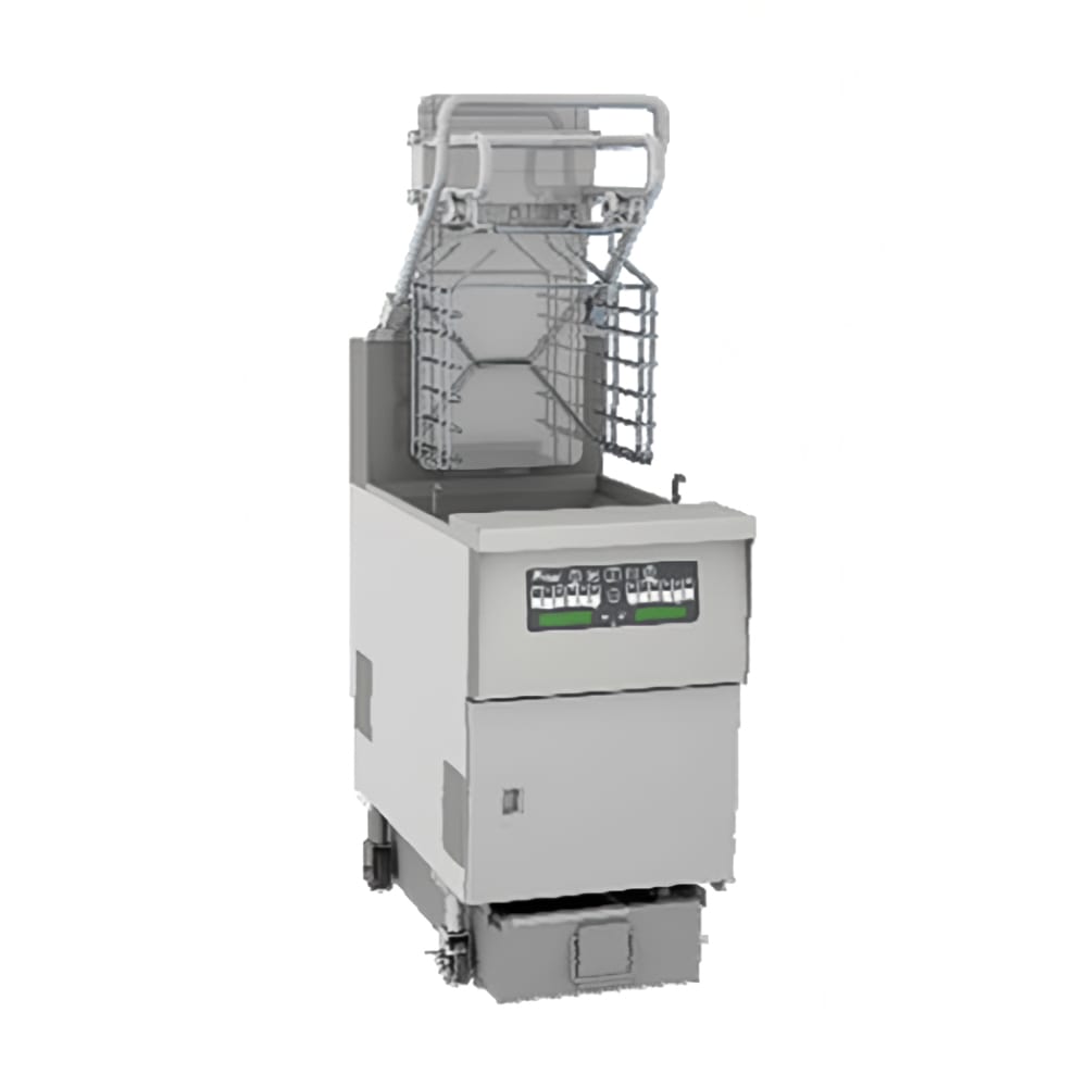 Pitco SGLVRF-2/FD Gas Rack Fryer - (2) 76 lb Vats, Floor Model, NG
