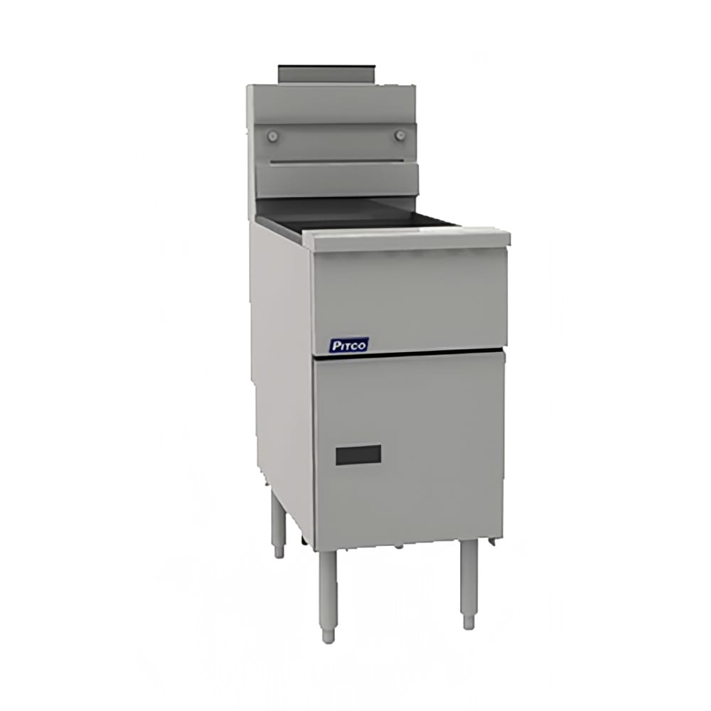 Pitco VF-65S Gas Fryer - (1) 65 lb Vats, Floor Model, Liquid Propane