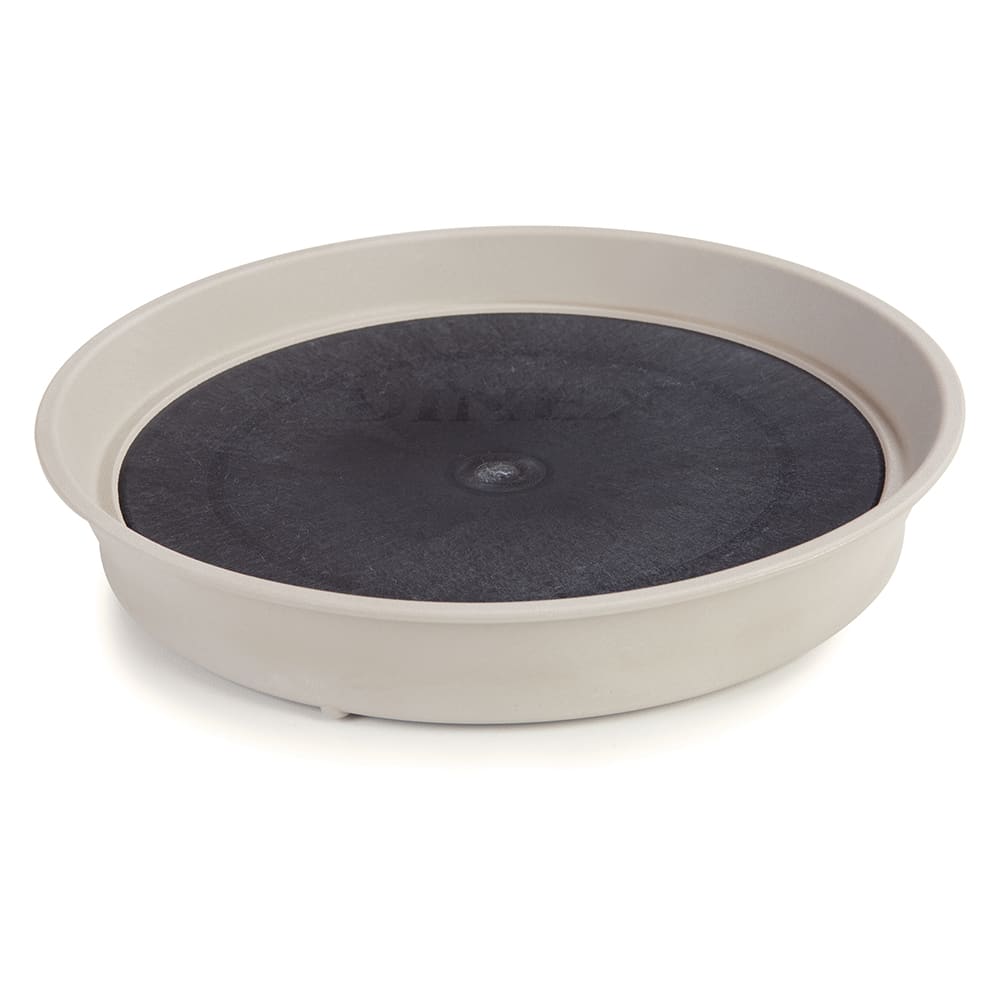 Dinex DX1411031 9 7/10" Round Base for Duratherm™ Induction Charger - Plastic, Latte