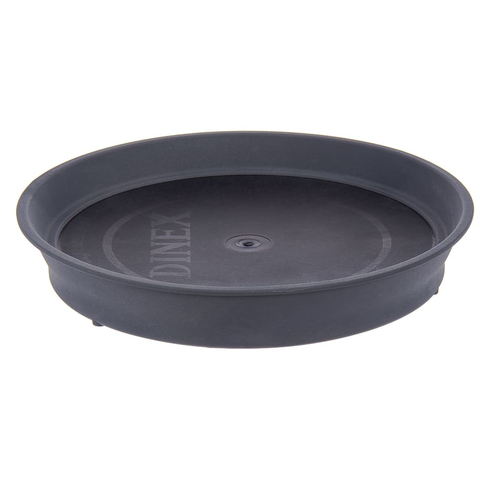 Dinex DX1411044 9 7/10" Round Base for Duratherm™ Induction Charger - Plastic, Graphite Gray