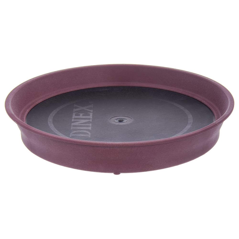 Dinex DX1411061 9 7/10" Round Base for Duratherm™ Induction Charger - Plastic, Cranberry