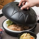 Dinex DX540003 Fenwick Insulated Dome for 9" Plates - Onyx thumbnail 5