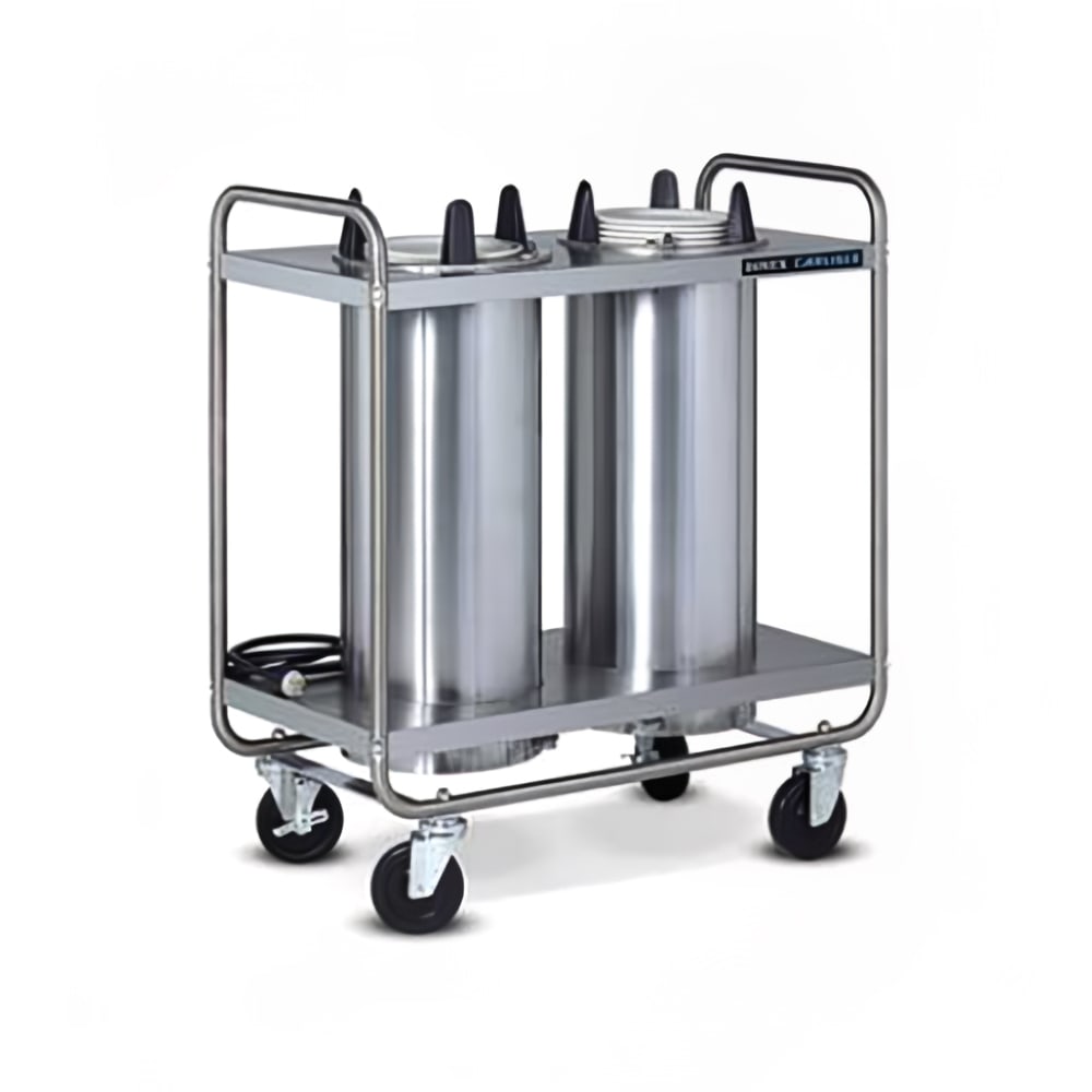 Dinex DXPIDP3O0912 45 3/4" Mobile Dish Dispenser w/ (3) Columns, Stainless