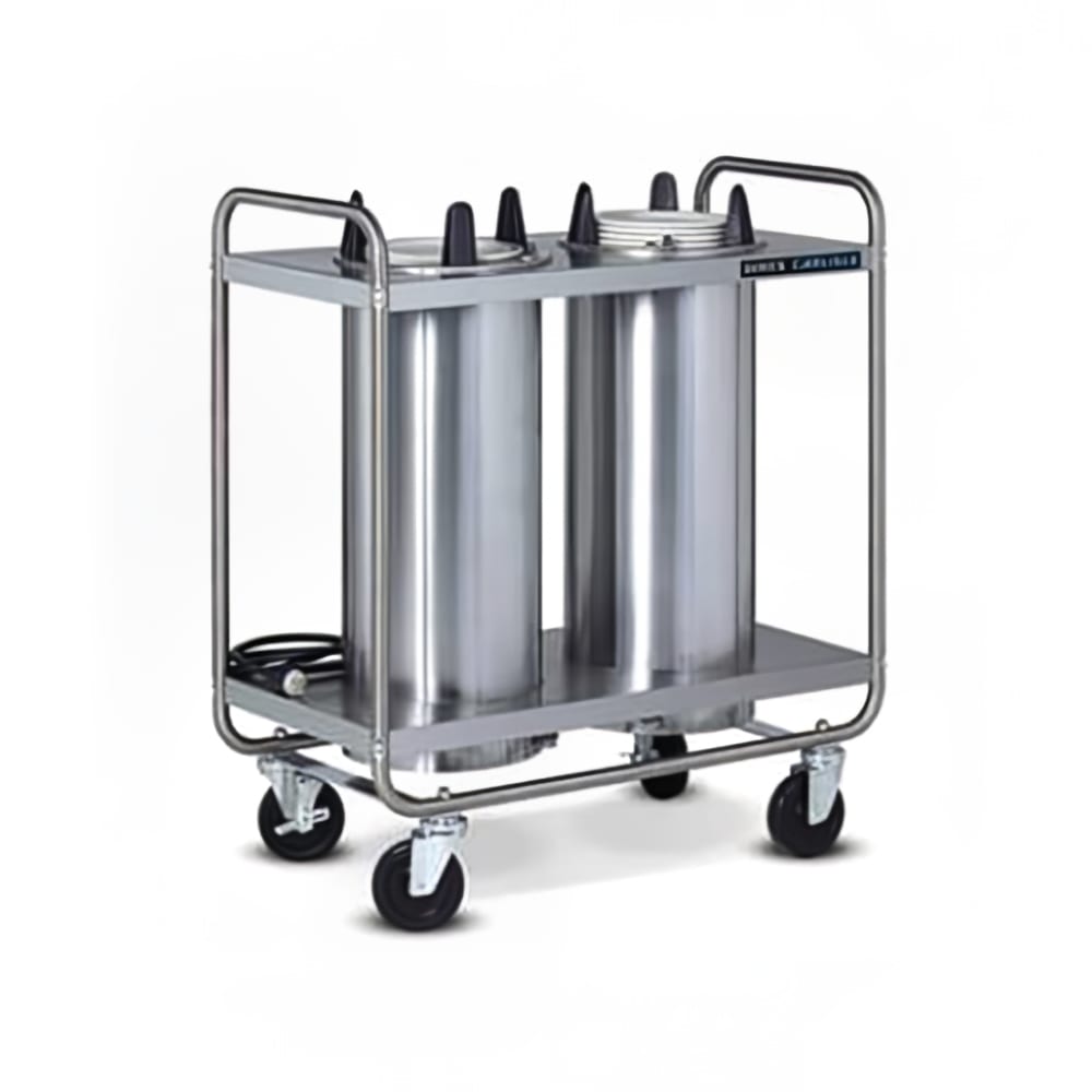 Dinex DXPIDP3O1012 45 3/4" Mobile Dish Dispenser w/ (3) Columns, Stainless