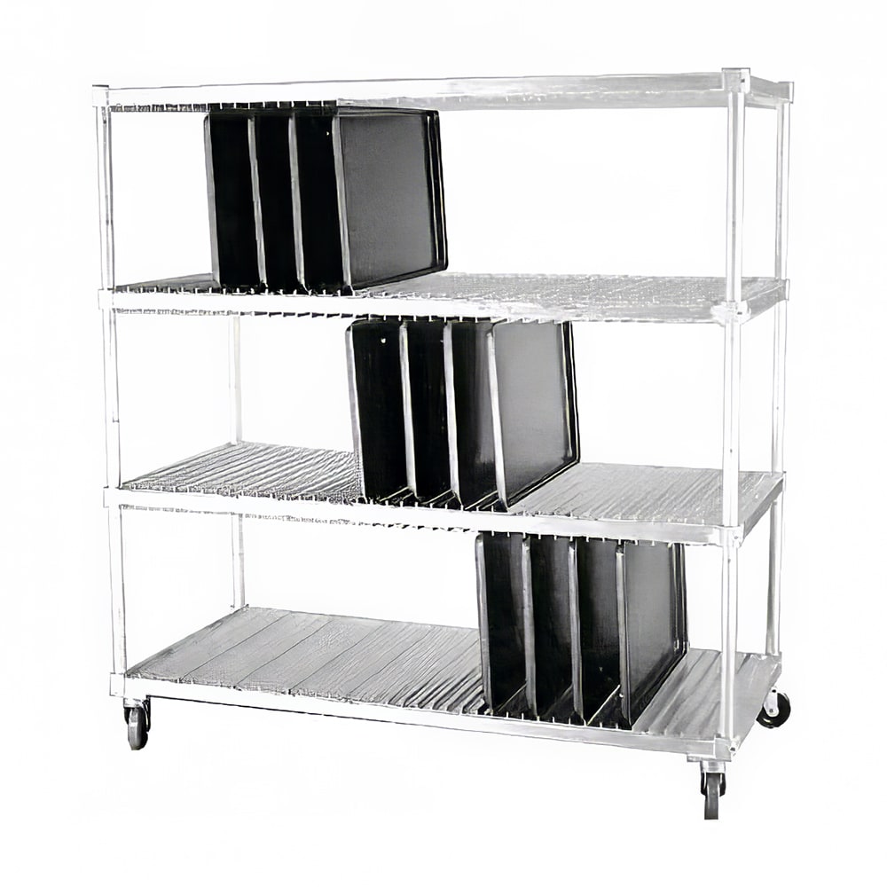Dinex DXIDTDR3 3 Level Mobile Drying Rack for Trays