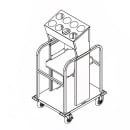 Dinex DXPIDTS1S1622 Open Single Tray Silverware Dispenser w/ 8 Cylinder, 16" x 22" thumbnail 2