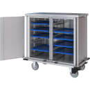 Dinex DXPTQC1T2D12 12 Tray Ambient Meal Delivery Cart thumbnail 3