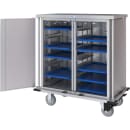 Dinex DXPTQC1T2D14 14 Tray Ambient Meal Delivery Cart thumbnail 3