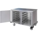 Dinex DXPTQC2T2D20 20 Tray Ambient Meal Delivery Cart thumbnail 2
