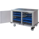 Dinex DXPTQC2T2D20 20 Tray Ambient Meal Delivery Cart thumbnail 3