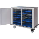 Dinex DXPTQC2T2D28 28 Tray Ambient Meal Delivery Cart thumbnail 3