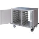 Dinex DXPTQC2T2DPT24 24 Tray Ambient Meal Delivery Cart thumbnail 2