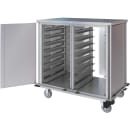 Dinex DXPTQC2T2DPT32 32 Tray Ambient Meal Delivery Cart thumbnail 2
